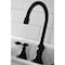 Kingston Brass KS2985TAL Tudor Widespread Bathroom Faucet W/ Brass Pop-Up, Bronze KS2985TAL - alternate 7
